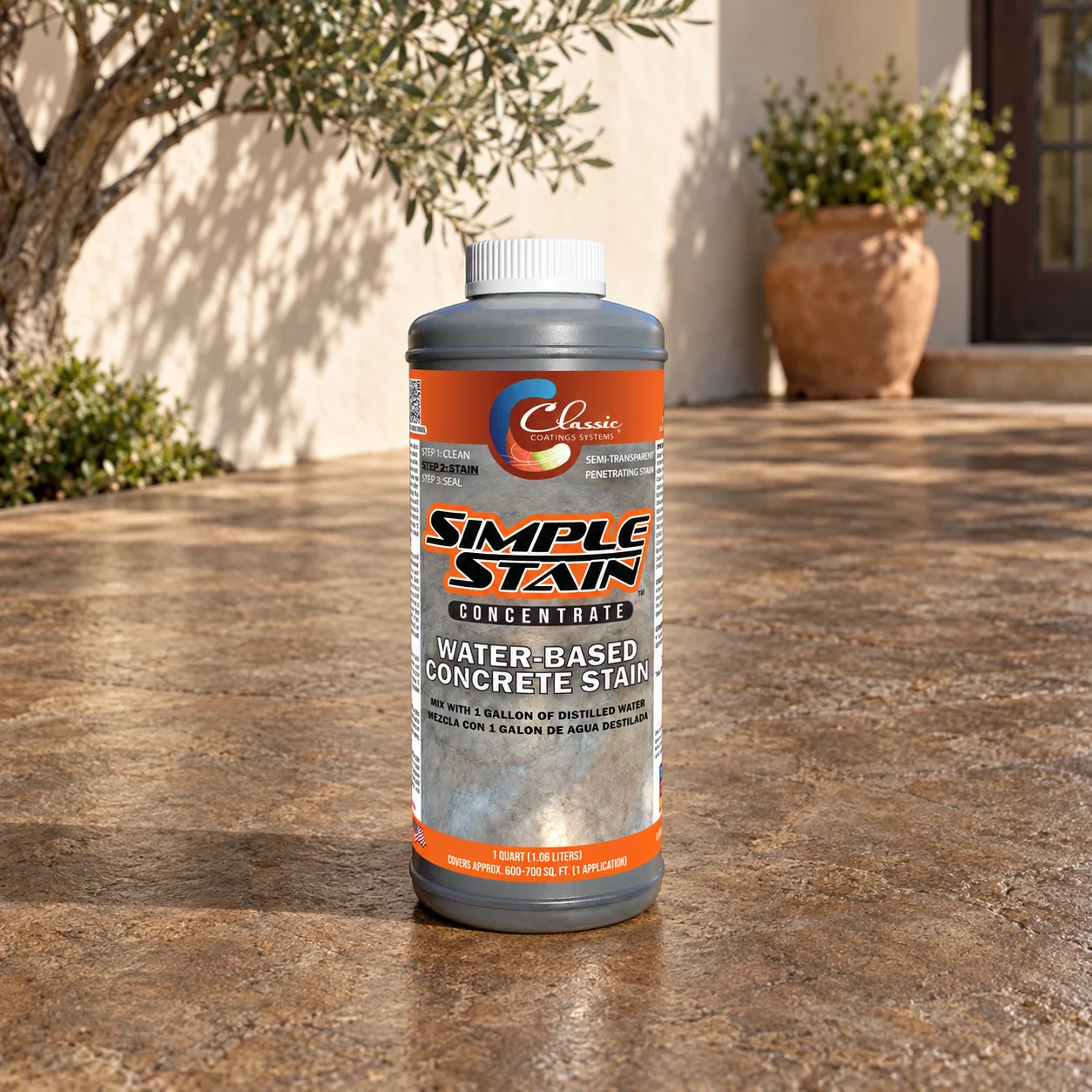 Simple Stain — illustrative application scene